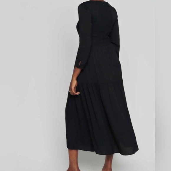 Reformation Chaylyn Dress Black 12 - Picture 5 of 15